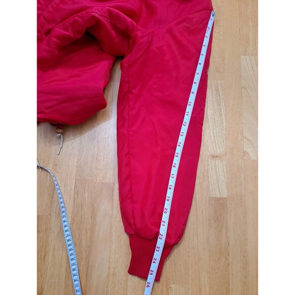 The Great Lakes Jacket Men's Medium Red Full Zip Vintage 1970s Sherpa Lined USA - Picture 9 of 11